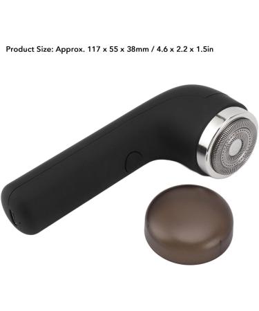 Mini Electric Beard Trimmer Wet Dry Dual Use Electric Mini Facial Hair Remover Automatic Grinding Blade Portable for Car Travel (Black) - Buy Online on GoSupps.com