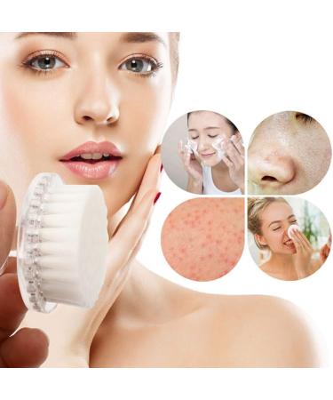 Beavorty Face Scrubber Brush Manual Facial Cleansing Exfoliating Brush Handheld Face Wash Brush for Women Men Blackhead Removing Pore Cleansing - Buy Online on GoSupps.com