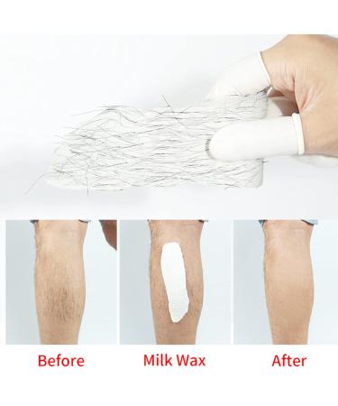 100g Pain-Free Hair Removal Wax | Gentle Waxing for Body Legs Face & Bikini Zone - Ideal for Fine Hair - Milk White - Buy Online on GoSupps.com
