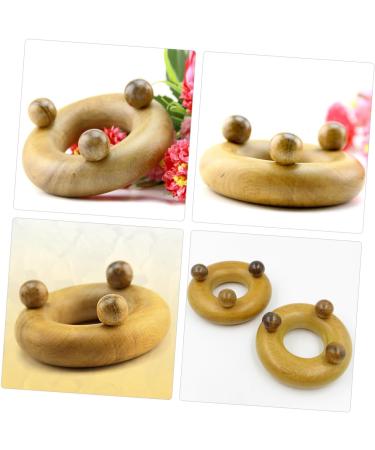 3-Part Fascia Massage Device | Face & Body Massage Tools | Wood Neck Roller & Reflexology Ball | Premium Wellness Subscription - Buy Online on GoSupps.com