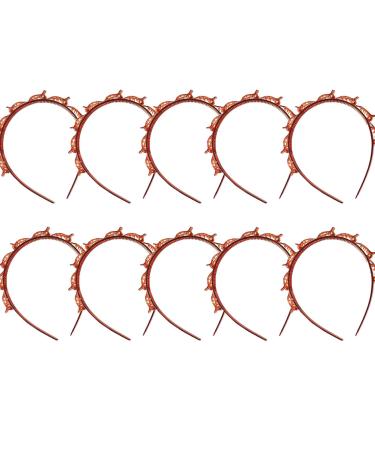 10 Twist And Clip Headband Headband With Clips Double Bangs Hairstyle Hairpin Clip Headband Clip Headbands For Women's Hair D-IY Hairband Non-slip/Double Layer Twist Plait Headband Red*10