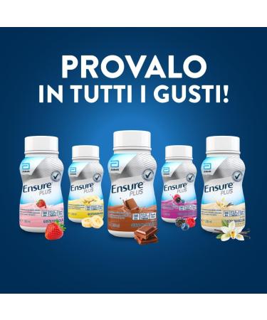Ensure Plus Chocolate Cioccolato 4X200 ml - Buy Online on GoSupps.com