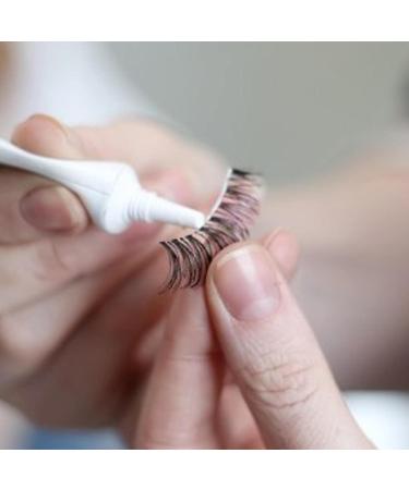 Eyelash Adhesive - Eyelash Glue Enhancers Lash Adhesive | Invisible Eyelashes Adhesive Waterproof Eyelash Glue Sensitive Eyes Lash Glue Eyelid Tape. white glue - Buy Online on GoSupps.com