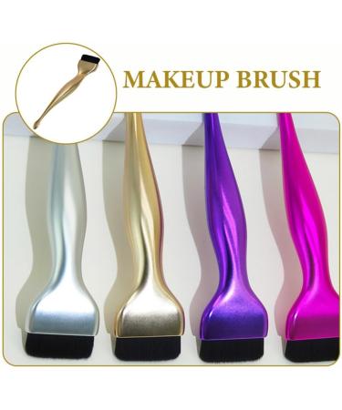 minkissy Makeup Brush Foundation Brush Small Foundation Brush Portable Foundation Brush for Women Golden - Buy Online on GoSupps.com