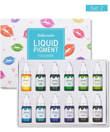 Rawisu DIY Lip Gloss Set - 12 Colorants (10ml Each) | Skin-Friendly Makeup & Jewelry Craft - Perfect Gift for Women - Buy Online on GoSupps.com