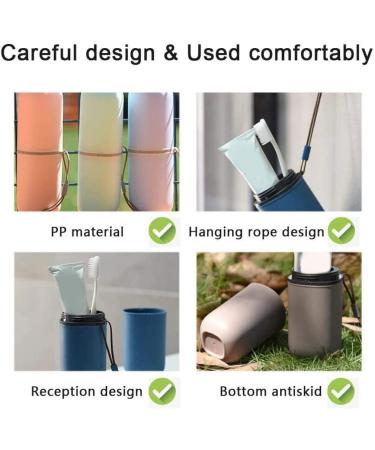 Travel Toothbrush Holder & Case | Portable Wash Cup Carrier for Business Trips - Buy Online on GoSupps.com