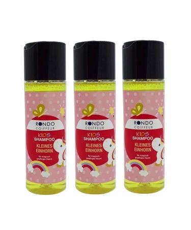 Rondo Rondo Kids 3-pack of children's shampoos with a little unicorn 200 ml