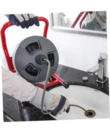 COOLHIYA 7pcs Pipe Cleaner Cleaning Tools Household Cleaner toliet Bowl Cleaner Toilet Parts Coil Springs Practical Toilet Cleaners to Rotate Manganese Steel Drainage Floor Drain - Buy Online on GoSupps.com