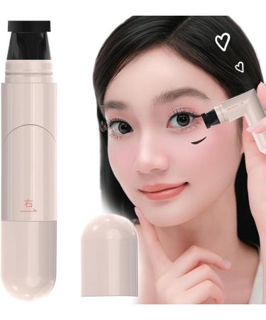 Precision Eyeliner Stamp Makeup Eyeliner Stencils Double Sided Waterproof Cosmetic Tool Easy to Use Portable and Creative 50g for Dating Travel Daily Life Parties Black - Buy Online on GoSupps.com