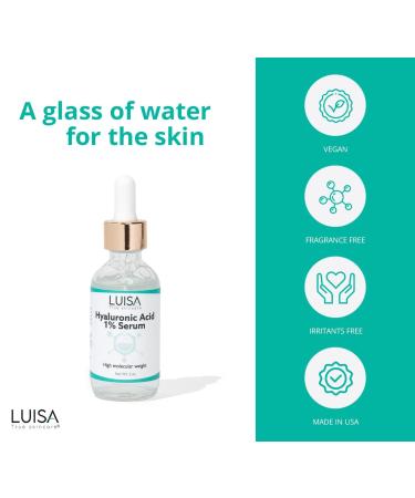 Buy Hyaluronic Acid Serum - Anti-Aging Hydrating Face Serum for Wrinkle Reduction | International Shipping - Buy Online on GoSupps.com