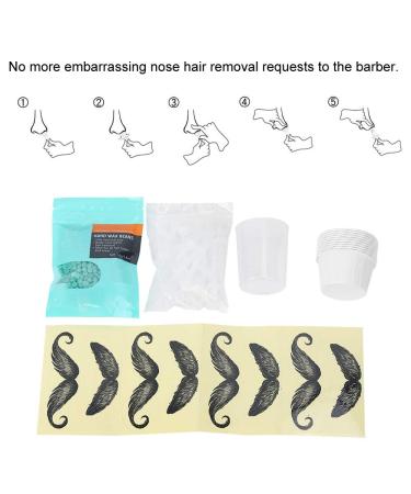 Nose Wax Set - Painless Hair Removal for Nose & Eyebrows | Simple Safe & Effective Waxing Solution - Buy Online on GoSupps.com