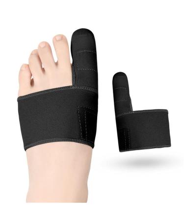Bunion Foot Protector - Silicone Ultra Thin Sports Anti Toe Protector for Feet (Black, One Size) - Skin Friendly & Breathable - Buy Online on GoSupps.com