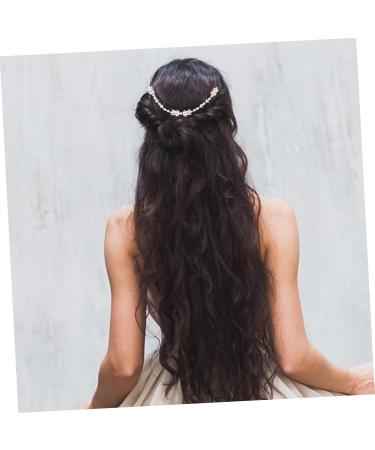 Ipetboom Hair Decorative Comb 1pc Hair Comb Wedding Bride Decorate Alloy Blush Bridal Hair Clip - Buy Online on GoSupps.com