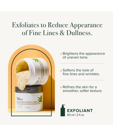 InstaNatural Brightening Vitamin C Scrub 2 oz â€“ Radiant Skin Exfoliator - Buy Online on GoSupps.com