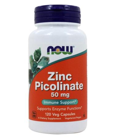 Now Foods - Zinc Picolinate 50 mg 120 Capsules - Buy Online on GoSupps.com