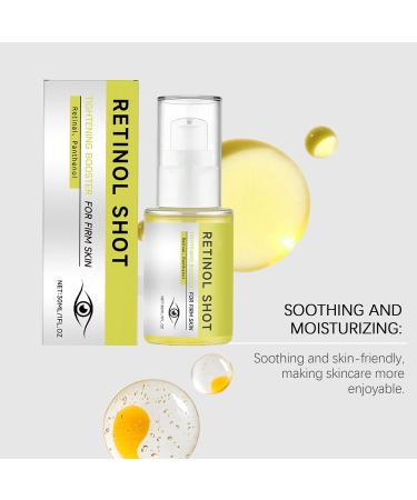 2 PCS Retinol Shot Tightening Booster- Retinol Eye Serum with Panthenol for Anti-Aging Wrinkles & Fine Lines Pore Minimizer Firm Skin - For All Skin Type - 1 Fl. Oz - Buy Online on GoSupps.com