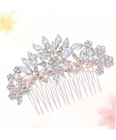 Housoutil 1pc Crystal Hair Comb Hair Accessory for Women Bridal Hair Accessories Bridal Hair Comb Rhinestone Hair Clip Combs for Women Hair Combs Bridal Haircombs Headgear Bride Rhinestones - Buy Online on GoSupps.com