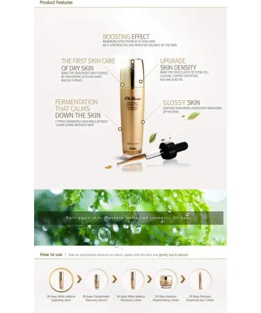 Korean Cosmetics Skincare - Ohbeau White Radiance Hydrating Toner DRAN | Hydrate & Brighten Your Skin - Buy Online on GoSupps.com