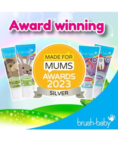 Brush-Baby Natural Strawberry Unicorn Toothpaste (3+ Years) - 50ml Tube - Buy Online on GoSupps.com
