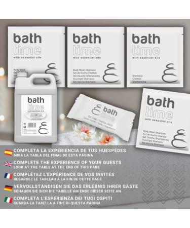  GPQ GPQ - Bath Time 2-in-1 Gel/Shampoo | 400 units x 8 g | 91% Natural Origin | Hotel Amenities | With essential oils paraben-free | Hotel country house apartment B&B | Made in EU - Buy Online on GoSupps.com