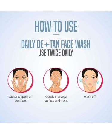 Nature's Essence Daily De-Tan Face Wash - 65ml | Best De-Tanning Cleansing Solution for Glowing Skin - International Shipping Available - Buy Online on GoSupps.com