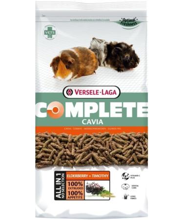 Versele-Laga Complete Cavia All-in-One Nutrition | 2 x 500g Pellets for Guinea Pigs | Timothy Hay & Elderberries | International Shipping - Buy Online on GoSupps.com