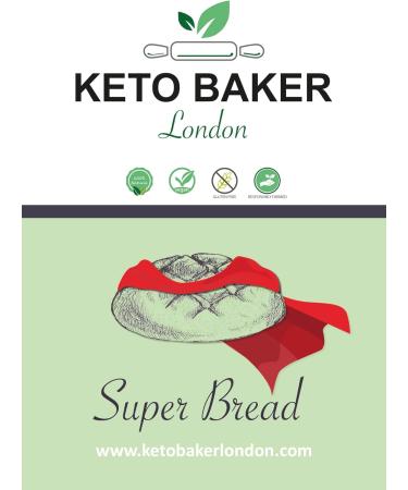 Keto Baker London Bread and Cake Mix - Super Chia Bread Vegan Gluten-Free Low-Carb - Buy Online on GoSupps.com