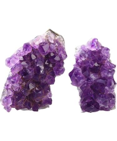 1PC Natural Quartz Amethyst Cluster Stones Specimen Home Decoration Crafts Purple Crystal Sample Full of Texture (Color : Crystsl Cluster Size : 60-70g) 60-70g Crystsl Cluster - Buy Online on GoSupps.com