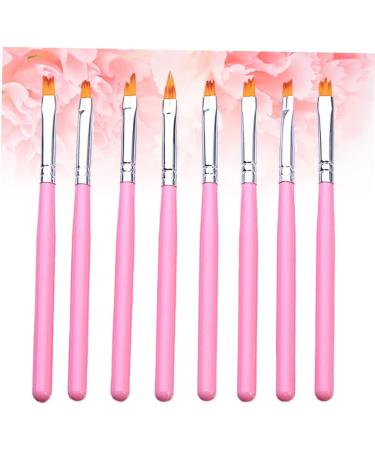 DOITOOL 2 Sets Nail Art Tool Detail Drawing Brush Builder Gel for Nails Uv Gel Nail Brush Nail Gel Nail Painting Brush Nail Art Supplies Salon 3d Nails Tool Pink Manicure Flower Pen - Buy Online on GoSupps.com