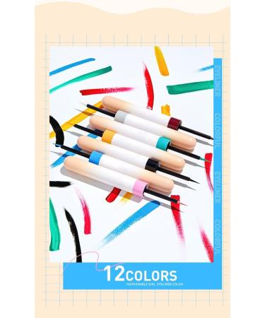 Color Eyeliner - Soft tip waterproof and quick drying 12 colors long lasting Makeup lasts forever! (1) - Buy Online on GoSupps.com