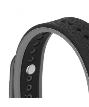 Adjustable Anti-Static Bracelet - Waterproof Silicone Energy Wrist Strap for Men & Women - Lightweight Black - Buy Online on GoSupps.com