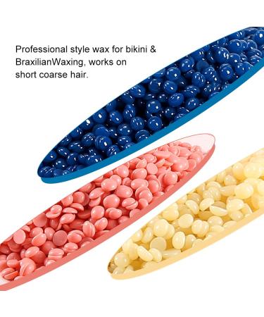 Oakeer Waxing Kit with Wax Warmer - Hair Removal Set for Body, Face & Bikini Area - Includes 4 Bags of Wax Beans, 34 Applicators - For Women and Men - Buy Online on GoSupps.com