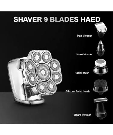 Buy the Best 6 in 1 Head Shavers for Bald Men - Waterproof & USB Rechargeable Grooming Kit - Effortless Shaving & Trimming - Buy Online on GoSupps.com