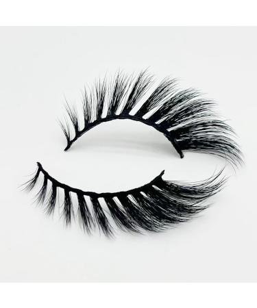 3D Cat Eye Lashes | Faux Mink False Strip Lashes | Waterproof & Reusable | Natural Glam 15mm (Mysterious) - International Shipping Available - Buy Online on GoSupps.com