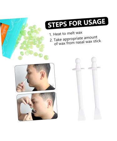 Minkissy Nasal Hair Rod Set - 2 Multi-Purpose Spatulas for Waxing & Eyebrow Grooming | International Shipping - Buy Online on GoSupps.com