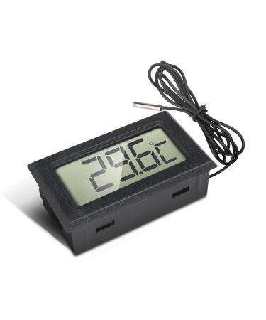 VOKTTA 3PCS Digital LCD Thermometer with 1M NTC Probe -50 C to +110 C for Refrigerator Aquarium - Buy Online on GoSupps.com