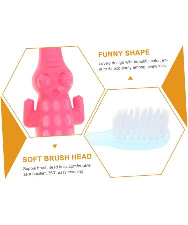 Beaupretty 8-Piece Crocodile Cartoon Toddler Toothbrush Set | Fun Oral Care for Kids Age 2-4 - Buy Online on GoSupps.com
