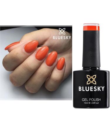 Bluesky Orange Sweetie An Orangey Red Color A12 Nail Gel Polish UV LED Soak Off 10ml - Buy Online on GoSupps.com