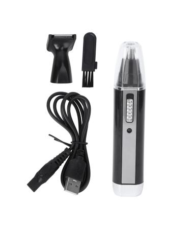 FOMIYES 2 1 Ear Hair Trimmer Nose Trimmer Best Nose Hair Trimmer And Ear Trimmer Hair Clipper Set Electric Medium Black