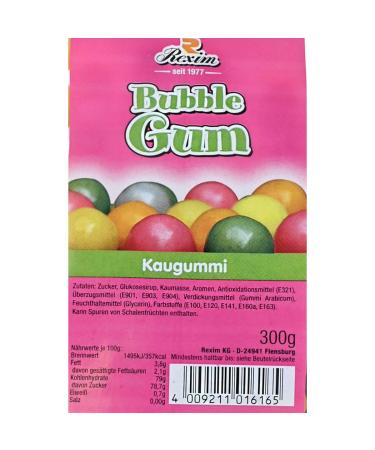 Buy Bubble Gum Chewing Gum 300g | Sweet Chewy Delight | International Shipping Available - Buy Online on GoSupps.com