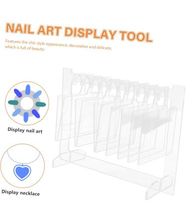 FOYTOKI 1 Set Nail Display Board False Nail Hanging Board Display Manicure Art Supply False Nail Display Supplies Reusable False Nail Holder Nail Tips Display Board Manicure Display Frame - Buy Online on GoSupps.com