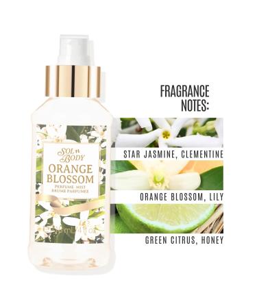 Orange Blossom Fine Fragrance Mist by Body Botanic 4 Fl Oz 118 mL - with Plant Extracts and the Dreamy Scent of Orange Blossoms in Full Bloom - Buy Online on GoSupps.com