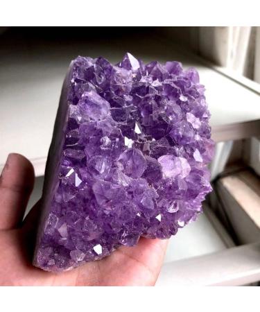 Amethyst Stones Crystal Decorative Stones Geode Irregular Natural Amethyst Cluster Quartz Home Decor Natural Stone Home furnishings Crystal Cluster (Color : 200g Size : Mix Random) Mix random 200g - Buy Online on GoSupps.com