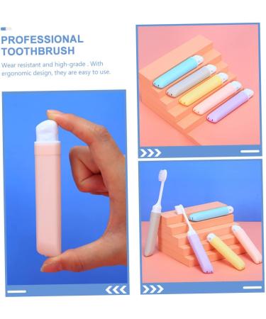 Ultechnovo 5-Stage Collapsible Toothbrush Set | Wear-Resistant Travel & Daily Use | Pocket-Sized Bristle Toothbrush for Prosthesis & Clean Travel - Buy Online on GoSupps.com