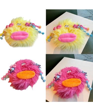 xbiez Elastic Hair Scrunchies for Kids Colorful Sausage Mouth Doll Ponytail Hair Rope Christmas Hair Rope for Toddler Girls Purple - Buy Online on GoSupps.com