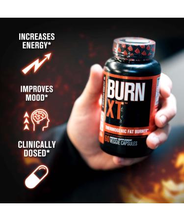 Burn XT Thermogenic Fat Burner & Lean PM Nighttime Weight Loss Supplement - 60 Veggie Diet Pills - Buy Online on GoSupps.com