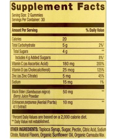 Spring Valley Immune Plus Vegetarian Gummies 60ct + Vitamin Guide - Boost Your Immune System with Delicious Gummies - Buy Online on GoSupps.com