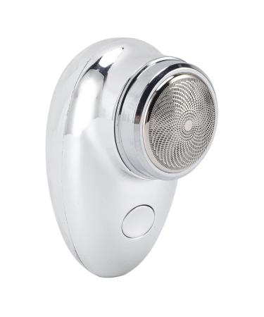 Rechargeable Beard Trimmer for Men - Professional Portable Electric Trimmer for Travel & Salon - Electroplate Silver - Buy Online on GoSupps.com