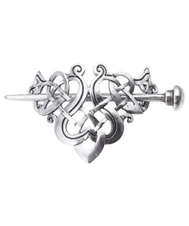 1pc Viking Hair Clips Hairpins Viking Silver Hair Stick Retro Silver Hair Sticks Hair Pin Hair Accessories Jewelry for Women