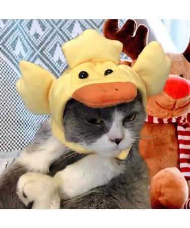 Cute Animal Headgear Hat for Cats & Dogs | Sweet Duck Costume with Wings - Perfect Pet Decoration - Buy Online on GoSupps.com